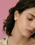 Luxury Earrings Light Flowers Alloy women