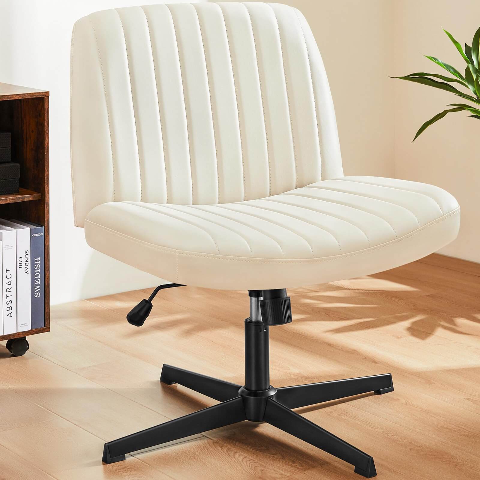 Cross-Legged Chair,No Wheels Armless Swivel Home Office Chair * ( USA ONLY 3 TO 5 DAYS SHIPPING)