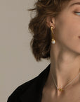 Women's  Gold plated Fashion Pearl Earrings