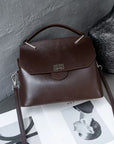Genuine Leather High-grade Sentong Handheld Versatile Light Luxury Messenger Bag