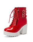 WOMEN'S Thick Heeled Short Boots