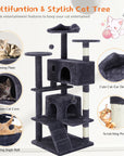 Multi Functional Cat Treehouse Cat Climbing Frame ( USA ONLY + 3 TO 5 DAYS SHIPPING)