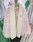 Autumn And Winter Women Imitation Mink Idle Style Jacket