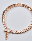 Rose gold Snake Bracelet For Women Adjustable