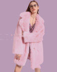 Women's Faux Fur Coat Mid-length Thickened