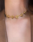 💛 Gold Love Clavicle Chain - Dainty Layering Essential