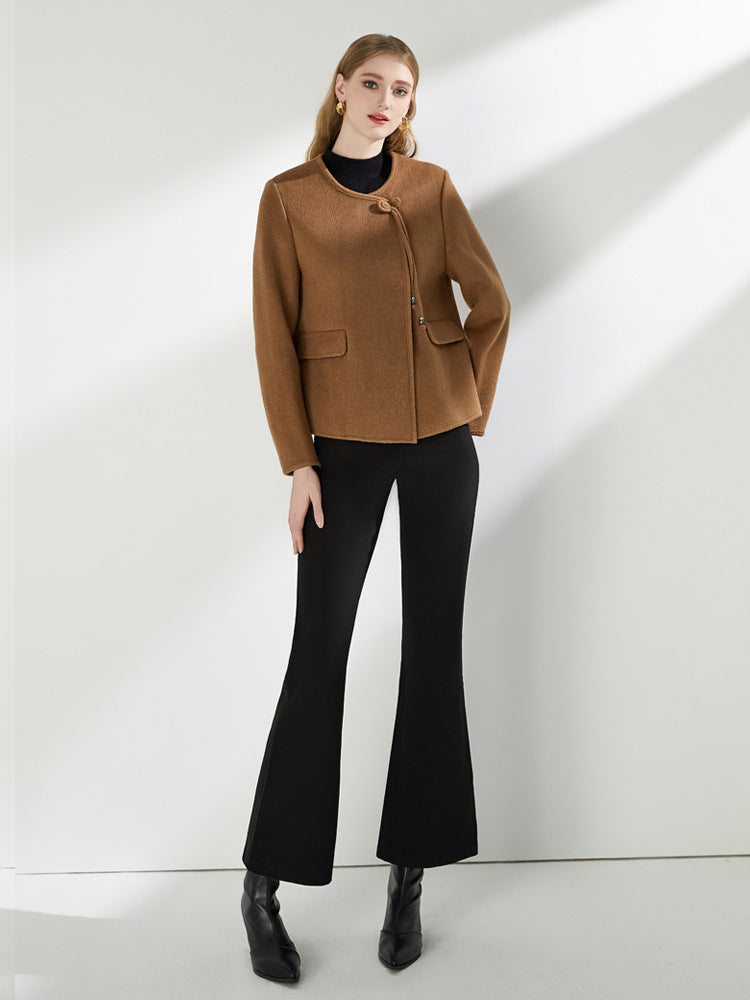 Women&#39;s Slim-fit Woolen jacket