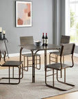 5-Piece Wood Table & 4 Chairs, Modern Dining Table Furniture Set For Home, Kitchen, Dining Room ,Dining Table And Chair ( USA ONLY + 3 TO 5 DAYS SHIPPING)