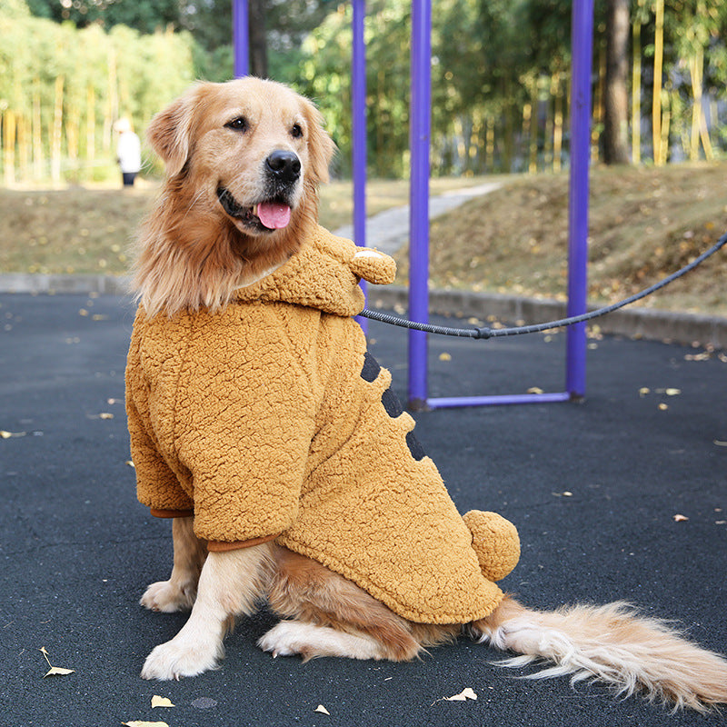 Medium And Large Dogs Thickened Pet Autumn And Winter Clothing