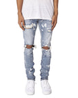 Ripped Men's Jeans Fashion Slim Stretch ( 3 TO 7 DAYS SHIPPING)