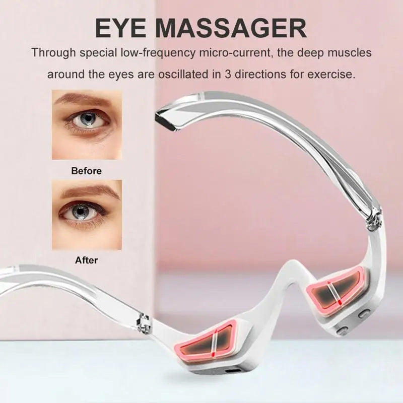 Eye Beauty Instrument Micro-Current Pulse Eye Relax Reduce Wrinkles And Dark Circle Remove Eye Bags Massager Beauty Tool