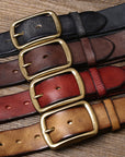 38CM Leather Belt Men's