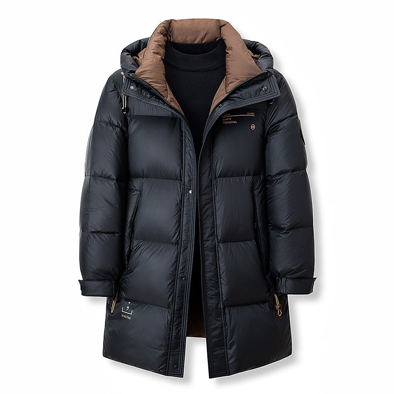 Men&#39;s Duck Down Warm Thick Coat