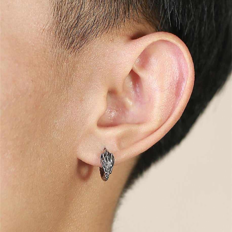 Small Crowd Stud Earrings For Men