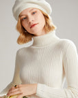 Women's Warm Thick Solid Color Cashmere Hat