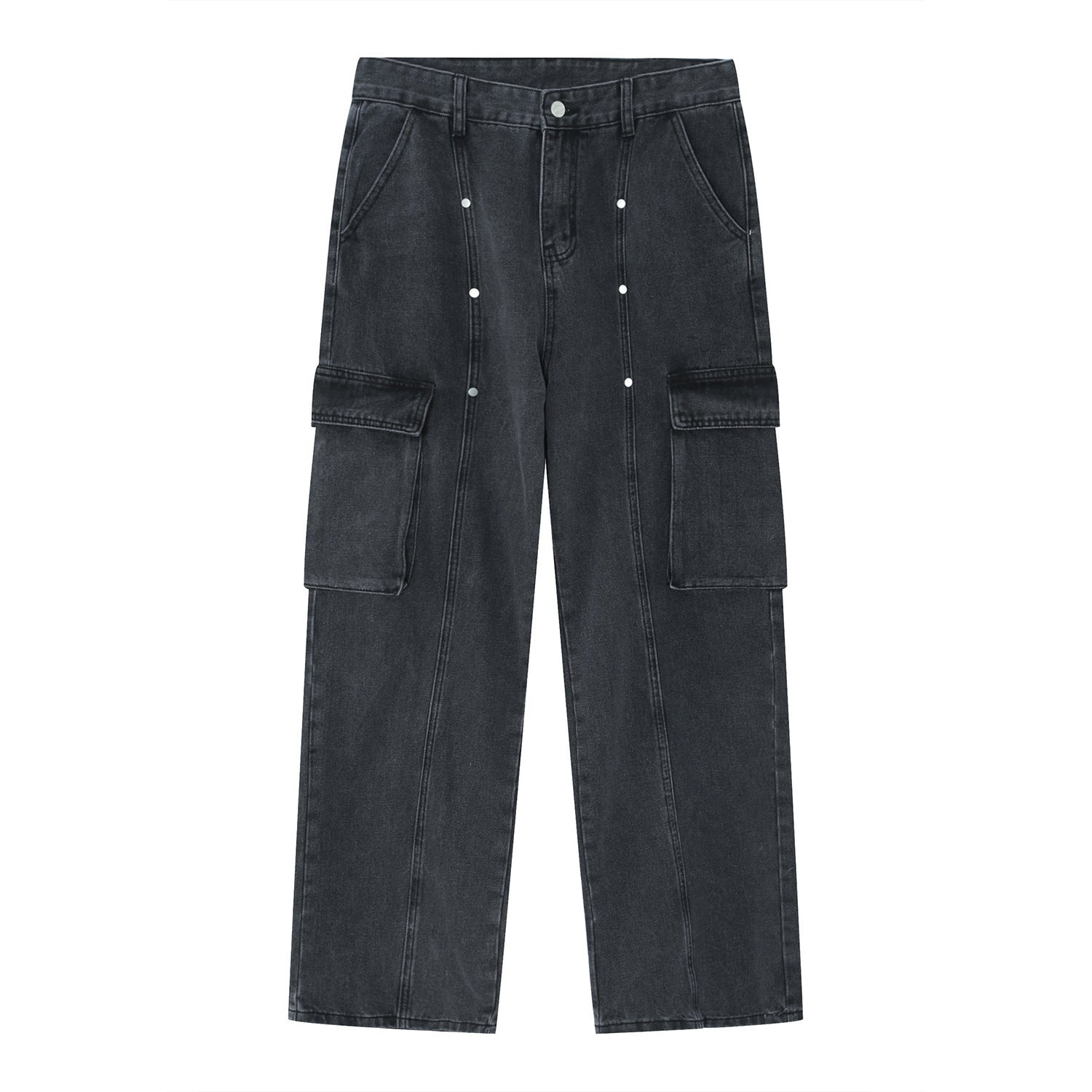 Men&#39;s Jeans Work Clothes Hip-hop Loose Vintage