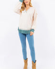 Celeste Full Size Shoulder Blouse (USA ONLY + 3 TO 5 DAYS SHIPPING)