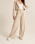 High Waist Trousers With Pockets  Women