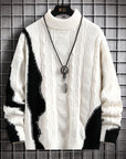 Loose Jacquard Sweater  MEN