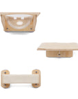 3 Pieces Of Cat Wall Furniture With Capsule Bed ( USA ONLY + 3 TO 5 DAYS SHIPPING)