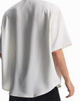 Men’s Summer Anti-Wrinkle Shirt – Loose Fit Non-Iron Short Sleeve