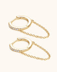 Bling Diamond Earrings Tassel Chain Ear Ring