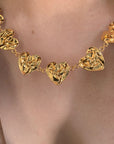 💛 Gold Love Clavicle Chain - Dainty Layering Essential