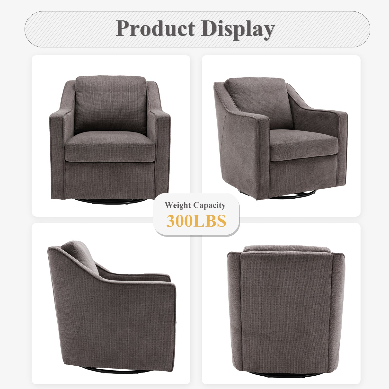 Rotating Decorative Chair ( USA ONLY + 3 TO 5 DAYS SHIPPING)