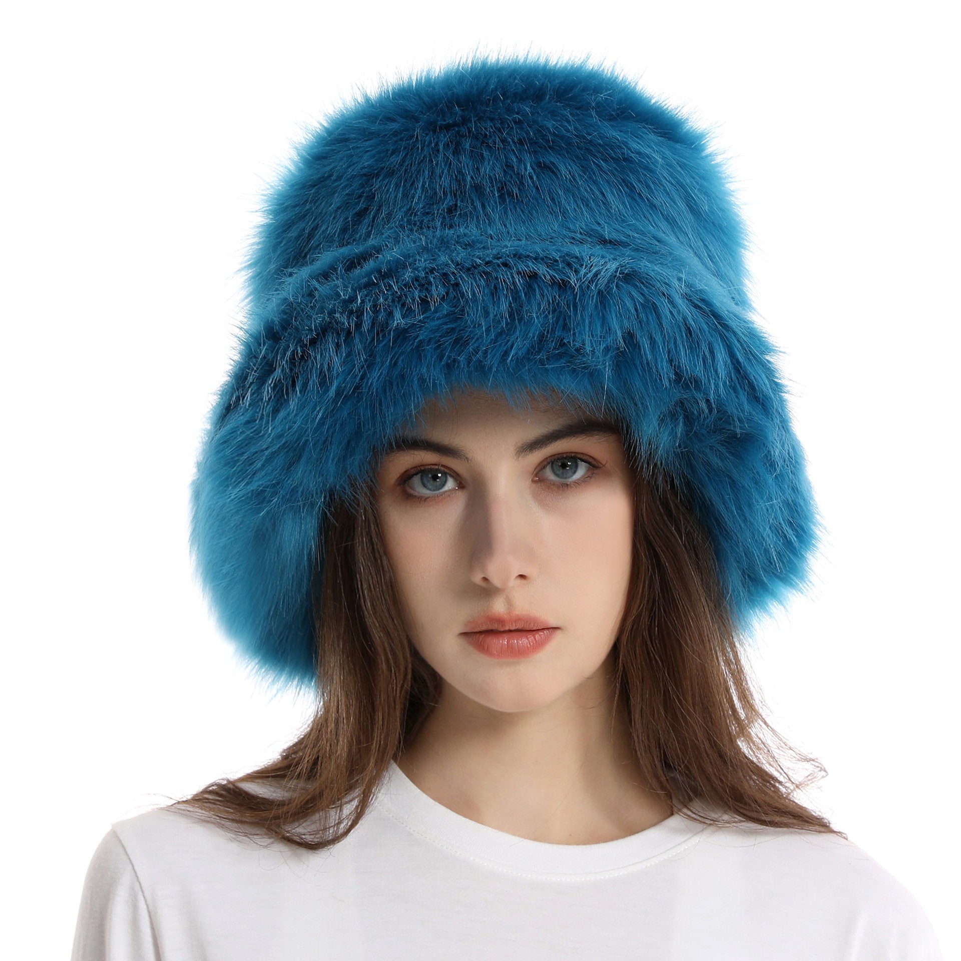 WOMEN'S Winter Warm Thickened Faux Fur Hat – Cozy Elegance with European Style