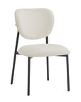 Upholstered Dining Chairs With Metal Legs  Set Of 2,Beige ( USA ONLY + 3 TO 5 DAYS SHIPPING)