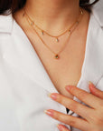 18K Gold High-grade Niche Necklace For Women (3 to 7 days shipping)