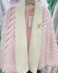 Autumn And Winter Women Imitation Mink Idle Style Jacket