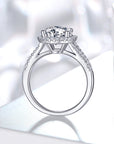 3 Carats Moissanite Inlaid Ring women