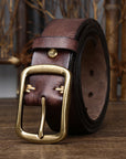 38CM Leather Belt Men's