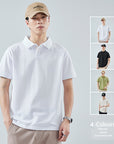 Lapel Polo Shirt Men's