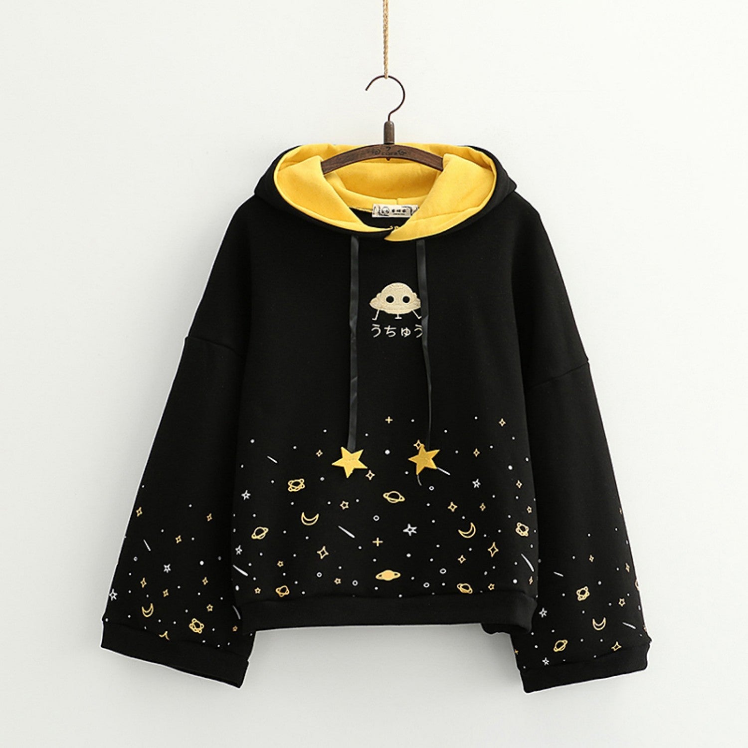 Women’s Forest Fleece Hoodie – Cozy Autumn &amp; Winter Cartoon Style