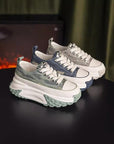 Women's White Summer Shoes - Breathable Casual Sneakers - Lightweight Walking Shoes for Women