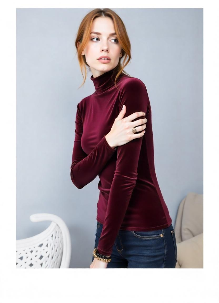 Women Shirts Long Sleeve Bottoming Shirts