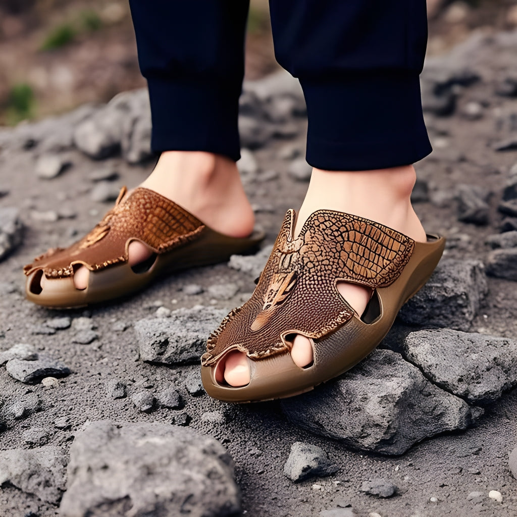 Closed Toe Octopus Slippers Outdoor Men