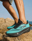 Men’s Shock-Absorbing Sports Running Shoes – Lightweight Popcorn Sole Casual Sneakers