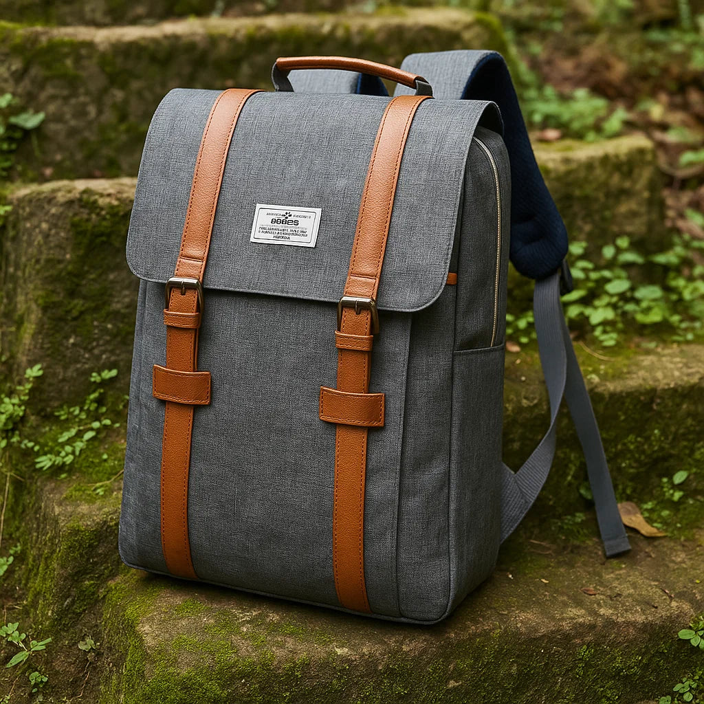 Unisex Canvas Computer Backpack – Waterproof Nylon Sports Fashion Bag