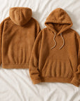 Men’s Khaki Hooded Sweater – European & American Style Autumn Pullover