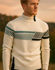 Men’s Thickened Cotton Sweater – Loose-Fit Modal Pullover for Autumn Leisure Wear