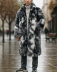 Men’s Cloak Plush Coat – Casual Warmth with Effortless Street Style